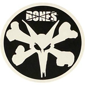 BONES Wheels Rat Bones Circle Black - Pack of [1] - Skateboard Sticker